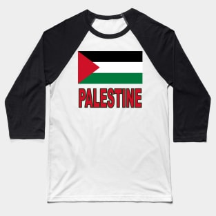 The Pride of Palestine - Palestinian Flag Design Baseball T-Shirt